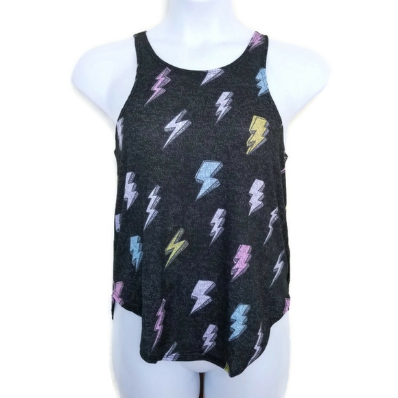 Terez Tops - Terez Rebel Rebel Lightning Bolt Tank Top